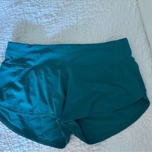 lululemon athletica Teal Athletic Shorts
